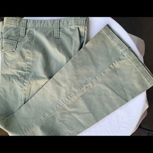 Old Navy olive green khaki pants- Size 8